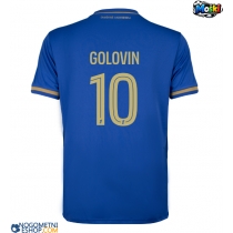 Moški Nogometni dresi AS Monaco Aleksandr Golovin #10 Gostujoči 2025-26 Kratek Rokav